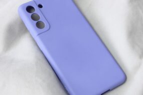 Torbica Teracell Soft Velvet za Samsung G990 Galaxy S21 FE ljubicasta