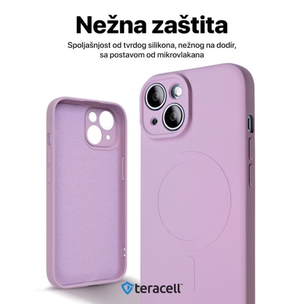 Torbica Teracell Giulietta Magsafe za iPhone 14 6.1 ljubicasta