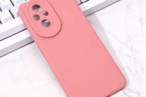Torbica Silikon Pro Camera za Honor 200 roze