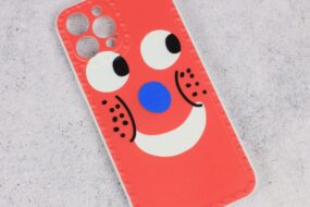 Torbica Smile face za iPhone 12 Pro Max 6.7 crvena