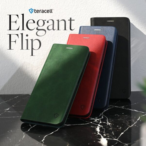 Torbica Teracell Elegant Flip za Honor X6a/X6b/X6c tamno zelena