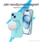 Torbica Magsafe Crystal Glow za iPhone 15 Pro Max 6.7 crna - Slika 3