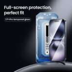 Zastitno staklo Tempered glass Nillkin CP+ Pro za iPhone 16 6.1 crni - Slika 6