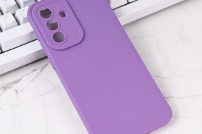 Torbica Silikon Pro Camera za Samsung A566B Galaxy A56 5G ljubicasta