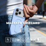 Torbica Magsafe GripCard za iPhone 15 6.1 crna