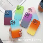 Torbica Rainbow Spring za Samsung S916B Galaxy S23 Plus zeleno svetlo plava - Slika 2
