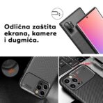 Torbica Defender Carbon za Xiaomi Redmi Note 12 4G (EU) crna - Slika 3