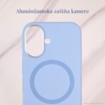 Torbica Magsafe Matte Color iPhone 16 Pro 6.3 ljubicasta - Slika 5