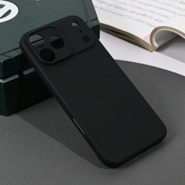 Torbica silikonska Skin za iPhone 17 Pro Max 6.9 mat crna