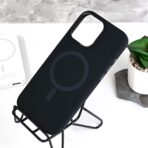 Torbica Magsafe Matte Color iPhone 16 Pro Max 6.9 crna - Slika 5