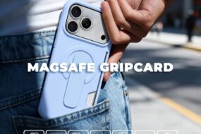 Torbica Magsafe GripCard za iPhone 17 Pro Max/18 Pro Max 6.9 svetlo plava