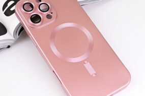 Torbica Magsafe Chrome za iPhone 16 Pro Max 6.9 roze