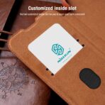 Torbica Nillkin Qin Pro Leather za Samsung S936B Galaxy S25 Plus crna - Slika 6