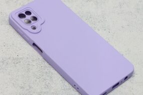 Torbica Silikon Pro Camera za Samsung A125F Galaxy A12 ljubicasta