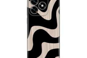 Torbica Silikonska Print Skin za Honor X5c Plus Black Flow