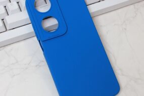 Torbica Silikon Pro Camera za Honor X7b plava