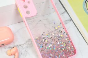 Torbica Frame Glitter za Samsung A245F Galaxy A24 4G roze