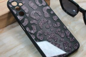 Torbica Shiny glass za Samsung A245F Galaxy A24 4G crna