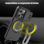 Torbica CamShield Ring stand za Samsung A175F/A185F Galaxy A17/A18 crna - Slika 5