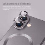 Torbica Magsafe Chrome za iPhone 17 6.3 plava - Slika 5