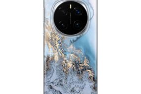 Torbica Silikonska Print za Honor Magic 7 Pro Blue Gold Marble
