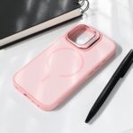 Torbica Magsafe Matte Shield za iPhone 16 6.1 roze - Slika 6