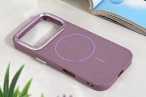 Torbica Magsafe Sparkle Dust za iPhone 17 Pro 6.3 ljubicasta