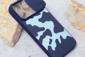 Torbica Camera Army za iPhone 14 Pro 6.1 tamno plava