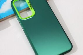 Torbica Clear za Samsung A546B Galaxy A54 5G zelena