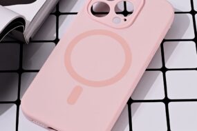 Torbica Magsafe Pure color za iPhone 15 Pro 6.1 roze