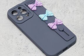 Torbica Bow za iPhone 13 Pro 6.1 ljubicasta