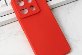 Torbica Silikon Pro Camera za Xiaomi Redmi Note 13 Pro 5G (EU) crvena