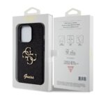 Torbica Guess Hc Fixed Glitter 4G Big Metal Logo za iPhone 15 Pro 6.1 crna (GUHCP15LHG4SGK) - Slika 2