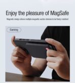 Torbica Nillkin Scrub Pro Magnetic za iPhone 15 6.1 crna - Slika 4