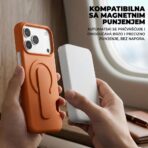 Torbica Magsafe GripCard za iPhone 15 6.1 narandzasta - Slika 3
