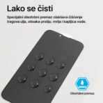 Zastitno staklo Tempered Glass Privacy Teracell Titan 2.5D za Samsung S901B Galaxy S22/S911B Galaxy S23 5G crni (fingerprint unlock) - Slika 8