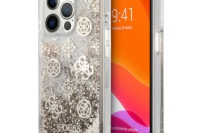 Torbica Guess Hc Liquid Glitter Peony za iPhone 13 Pro 6.1 zlatna (GUHCP13LLGPEGO)