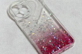 Torbica Heart Glitter za iPhone 13 Pro 6.1 pink
