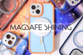 Torbica Magsafe shining za iPhone 15 Pro 6.1 tamno plava
