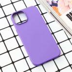 Torbica Nano Silikon za iPhone 15 6.1 ljubicasta