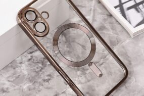 Torbica Magsafe Lux za iPhone 16 6.1 siva
