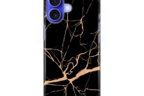 Torbica Silikonska Print za iPhone 16 6.1 All Black