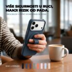 Torbica Magsafe GripCard za iPhone 13/14 6.1 tamno plava - Slika 8