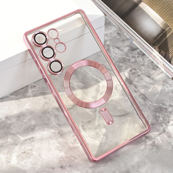 Torbica Magsafe Lux za Samsung S938B Galaxy S25 Ultra roze