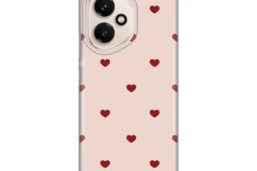 Torbica Silikonska Print za Honor 400 Beige Hearts