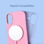 Torbica Magsafe Matte Color iPhone 16 6.1 plava - Slika 8
