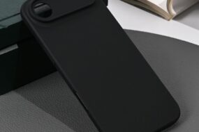 Torbica silikonska Skin za iPhone 17 Air 6.6 mat crna