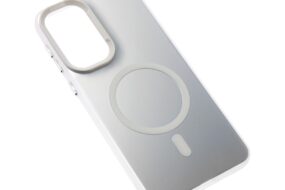 Torbica Magsafe Clear za Samsung A576B Galaxy A57 5G srebrna