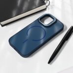 Torbica Magsafe Matte Shield za iPhone 17 6.3 plava - Slika 6