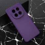 Torbica Teracell Giulietta za Xiaomi Redmi Note 14 Pro Plus mat tamno ljubicasta